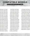 Compatible models chart for Whirlpool Driven Hub Washer Screw Kit For Replacement, 6 Piece Set, WP8533953 8533953 1179809 AH990227 EA990227 PS990227, Ultra Durable Metal Hardware For Quick, Reliable Washer Repair.