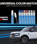 Ford Oxford White Touch Up Paint Kit For 2-In-1 Scratch Repair Pen, Exact Color Match For Rock Chips And Door Scratches, Quick Dry DIY Fix