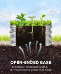 Raised Garden Bed Kit 2x2x1ft Galvanized Outdoor Planter Boxes, open base for water drainage, ideal for vegetables and flowers.