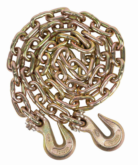 Heavy-Duty Grade 70 Transport Chain And Binder Kit With Four Three-Eighths Inch By Twenty-Foot Chains And Four Lever-Style Binders