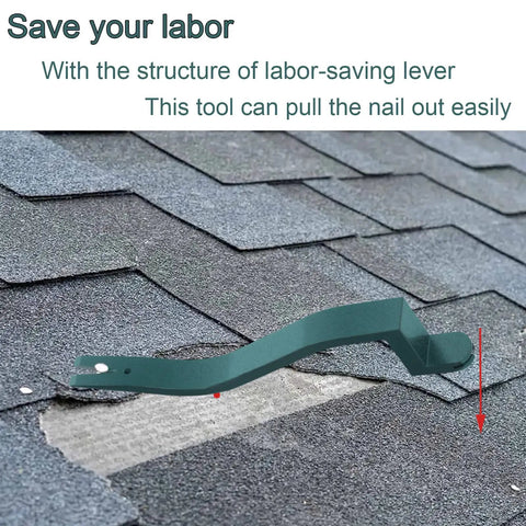 Heavy Duty Roof Shingle Removal Tool Nail Pry Bar For Professional Roof Repair And Shingle Replacement With Nail Slot on shingles