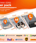 30 Pack Self Seal Poly Mailers For Shipping Clothing, Opaque And Tear Resistant, Water Resistant Mail Bags 8x12 10x13 14x19