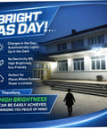 Hotainoys Solar Motion Sensor Outdoor Lights, 3-Head 208led Solar Flood Lights Outdoor Waterproof for Patio Backyard, Gray, Security illuminating outdoor steps at night.