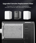 Fume Extractor Filter Set For Compatible Units With HEPA Plus Activated Carbon Five Stage Filtration, showing filter detail and units