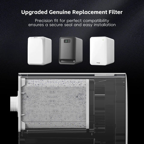 Fume Extractor Filter Set For Compatible Units With HEPA Plus Activated Carbon Five Stage Filtration, showing filter detail and units