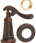 Ashfield Diverter Trim Rustic Bronze For Tub And Shower Faucets With Fixed Hub Handle And Seamless Flange Design Replacement Diverter Trim 016YP0U Compatible