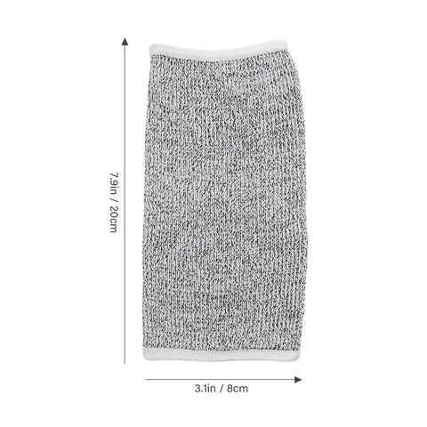 Boss Level Cut Resistant Arm Sleeves Hppe Anti Slash Protective Guards 18 Cm Gray Work Safety Gear For Mechanics And Gardeners Four Pack, 20cm long sleeve view.
