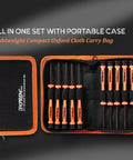 Compact 10 In 1 Torx Screwdriver Set Covers T2 To T15 With Solid And Security Bits Perfect For Fixing Macbook, Xbox, PS5, Ring Doorbell, Or Computer Gear At Home Or On The Go Without Breaking A Sweat.