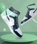 Shoe Shrink Wrap Bags Kit With 50 Pcs Of 18 By 11 Inch Bags And A Mini Heat Gun For Sneaker Storage Keep Dust Off Prevent Yellowing And Protect Your Kicks From Moisture showcased on sneakers to demonstrate dust and moisture protection.