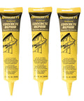 3-pack of 5.5 Oz Concrete Repair Sealant Tubes, Weather Resistant Gray, ideal for cracks on vertical or horizontal surfaces