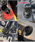 LS Valve Cover Oil Cap with Breather and Air Filter Vent installed on various GM muscle car engines.