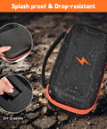 Universal Multimeter Case Gear For Electrical Tools Keeps Pro Grade MM300 MM325 etc.; EVA shell, foam insert, splash-proof, black.