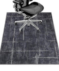 36 By 48 Inches Tough As Nails Office Chair Mat For Hardwood And Tile Floors with chair, non-slip surface, smooth glide pattern.