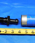 Badass Cat50 Coolant Through Mas Retention Knob Pairs With Beefy Pull Stud And Smooth 45 Degree Taper One Inch Eight Thread built tough next to a measuring tape.