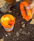 Orange Nautical Safety Kit For Paddle Sports And Boating No Brainer Gear with Floating Rope and Essentials in Use