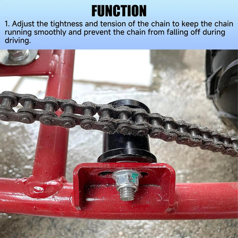Mini Bike Chain Tensioner With One And Three Quarters Inch Roller Replacement For Coleman CT100U CC100X Baja Motorsports