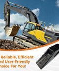 Trenching Bucket Teeth For 5/8 Inch Lip Machines, Bolt-On Unitooth, Excavators Backhoes Skid Steers, Black Heavy Duty