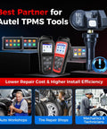 Programmable TPMS Sensor MX 315/433MHz For Cars And Light Trucks, Universal Coverage, Easy Setup, Cost-Effective Tire Pressure Monitoring Sensor For Shops And DIYers, 99 Percent Vehicle Compatibility. AUTEL MX-Sensor with TPMS tools