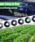 Earth-Way 1001-B Compatible Seed Plate Replacement For Precision Seeding Multi Crop Plate with seed plates and plants