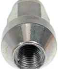 Close-up of One Piece M14x2.0 Dometop Wheel Nut with 21 mm Hex and 54 mm Length, Corrosion Resistant Bolt-On Direct Replacement for Select Ford and Lincoln Models, 40 Pack OE Fix