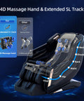 57-Inch SL-Track 4D Massage Chair With Full Body Zero Gravity Recliner Shiatsu Heat AI Voice Control Foot Roller details