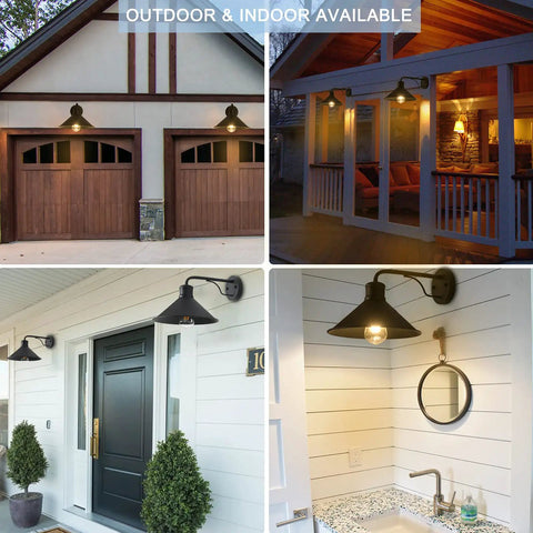 2 Pack Matte Black Outdoor Wall Lights Modern Farmhouse Wall Sconces for porch and house exterior showcasing versatility and style