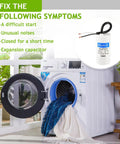 Appliance with 60uF 250V AC CBB60 Motor Run Capacitor Two Wire 50 60 Hz Cylinder Style Beefy Replacement Part.