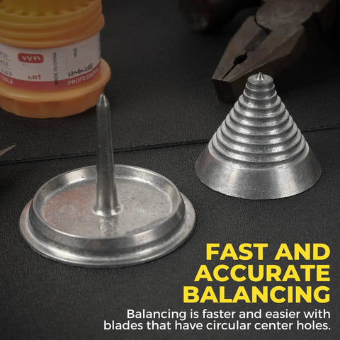 Two Pack Metal Blade Balancers For Lawn Mower After Sharpening Universal Design Keeps Blades Balanced And Aligned