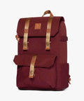 Alpha Compact Camera Backpack Brick Black Slim Daypack For Travel And Shoots With Modular Cubes front view