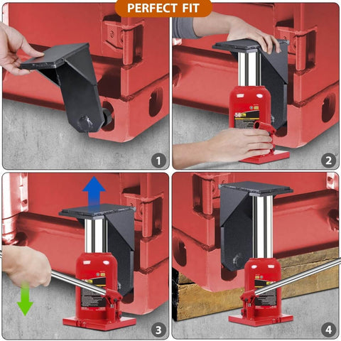 Heavy Duty Shipping Container Jack Lug Leveler 2 Pack For Easy Lifting And No Sweat Leveling In Logistics Warehousing And Shipping Ops