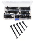 Tough As Nails M6 Barrel Nut And Hex Drive Bolt Assortment Kit Includes Hex Key, carbon steel bolts for woodworking and furniture projects.