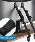 Heavy Duty Anti Tip Straps For TVs And Furniture Dual Safety Straps With Metal Plates Kid Proof Securement Adjustable Earthquake Resistant