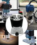 Badass Replacement Trimmer Base Plate And Router Attachment For Popular Power Tools Models 3701 3709 Rt0700c Rt0701c showing clear construction and attachment detail.