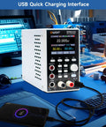 2 In 1 Power Supply And Multimeter With 0 To 60V And 0 To 10A Range Variable DC Output 2.8 Inch LED Display USB Interface in lab