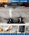 Peel And Stick Stone And Metal Tile Backsplash 12x12 In Perisa For Kitchen Bathroom Laundry Camper And Fireplace With Durable Adhesive