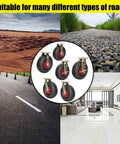 Rock Solid Heavy Duty Replacement Rubber Caster Wheels 8 Or 10 Inch on various road surfaces for versatile use.