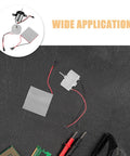 Heat Powered Fireplace Fan Replacement Motor Repair Kit For Wood Stoves And Electric Stove Fans Quiet And Built Tough Durable Metal Motor Easy Install Noise Reduction Fits Most Stove Fans, motor and Peltier module shown
