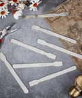 7 stainless steel pry tools from 12 Piece Opening Pry Tools Set Made of Stainless Steel With Flat Head and Crowbar Style Pry Tools