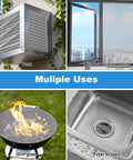 Six Pack 11.8 Inch By 8.2 Inch 304 Stainless Steel Wire Mesh Screens for DIY projects shown in vents, window screens, grill grates, and filters.