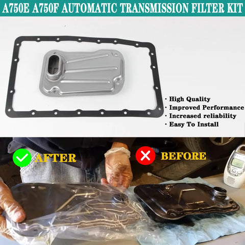 Automatic Transmission Filter Kit For Toyota 4Runner FJ Cruiser Land Cruiser Sequoia Tacoma Tundra And Lexus GX470 LX470 with gasket