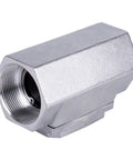 Two-Inch NPT Water Flow Meter Aluminum For Farm Irrigation And Industrial Use Real-Time LCD Readout Of Flow Rate And Total Durable Dry Environment Sensor Easy Install Heavy Duty Water Monitoring Tool, aluminum housing threaded end