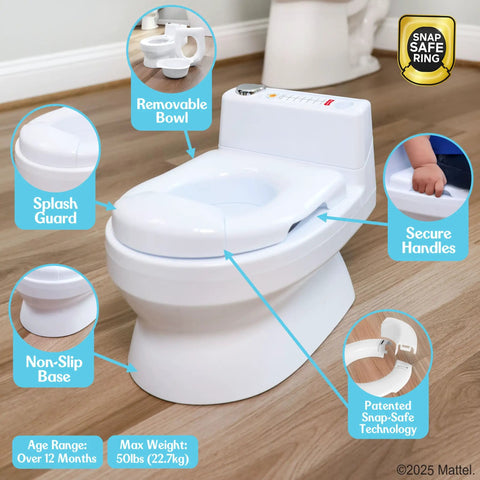 2 In 1 Toddler Potty Trainer With Realistic Flushing Sounds Includes Milestone Tracker And Nifty Storage Makes Potty Training For Your Kiddo A Straight Up Smooth Experience