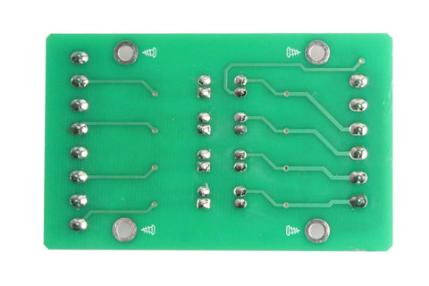 4 Channel Optocoupler Photoelectric Isolator Module Level Voltage Converter For PLC Signals PNP NPN To NPN 12V To 3.3V Plug And Play Ready With Anti Connection Protection And 20KHz Max Frequency showing green circuit PCB with soldered connections.