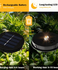 4 Pack Solar Light Replacement Tops For Outdoor Lanterns Top 3.14 Inch Round Panels And Bottom 2.87 Inch Weatherproof LED Modules