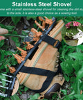 Heavy Duty Lawn Aerator Shoes With Spikes Easy Wear Hook And Loop Straps Preassembled Aeration Sandals One Size Fits All