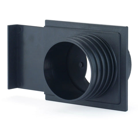 4 Inch Abs Dust Collection Blast Gate Quick Connect Threaded Adapter Rugged Abrasion Resistant Fitting Heavy Duty Air Flow Connector Kick Ass Quality No Sweat Hookup For Badass Woodworking Builds