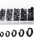 Fishing Split Rings Assortment Kit With 200 Pcs Stainless Steel Rings, Multi Size From 4.0 Mm To 6.0 Mm, in tackle box