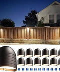 12 Pack Low Voltage LED Deck Lights With 5CCT Options 1800K 2700K 3000K 4000K 5000K Ultra Bright 250 Lumen Fence Down Lights