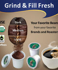 Custom Coffee Pods For K Cup Brewers Use Your Favorite Coffee Fits All K Cup Machines Save Hundreds Holds Fifty Percent More Coffee