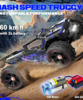 Beast Speed 60KPH 1:14 Scale RC Truggy 4x4 Off Road Remote Control Truck Waterproof Electric Car performing on rocky terrain